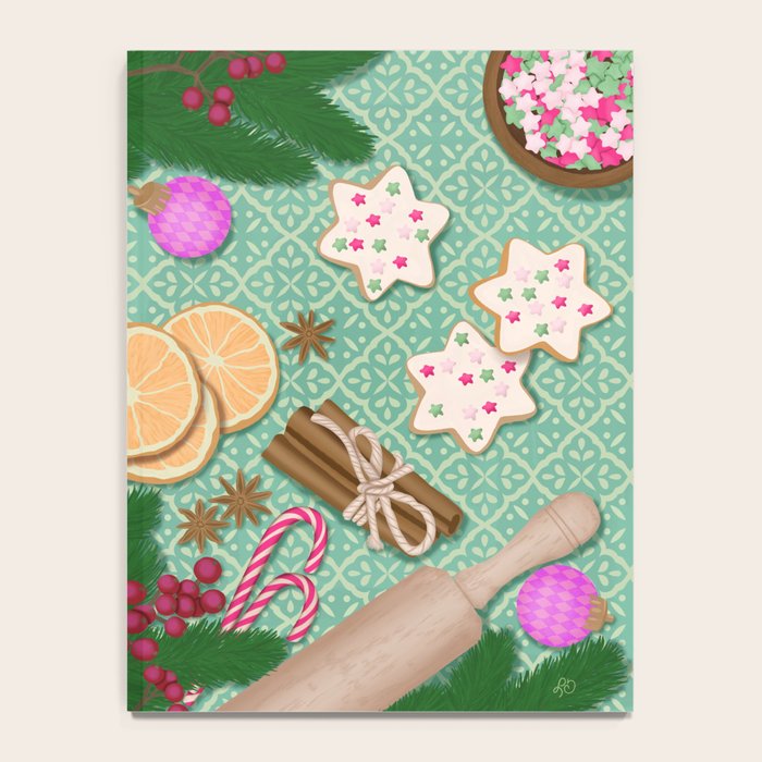 Whimsical Festive Holiday Baking Notebook Gallery Image 4