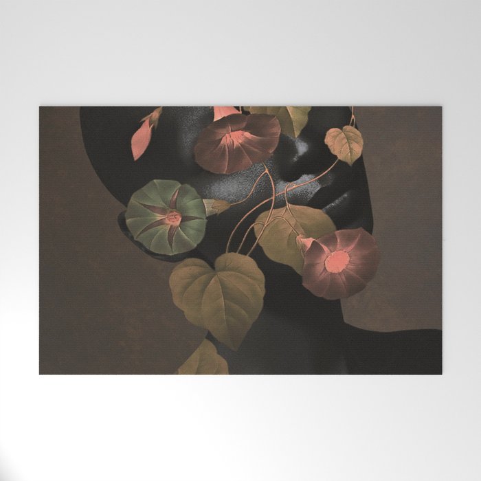 Floral Portrait 3 Welcome Mat Gallery Image 1
