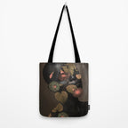 Floral Portrait 3 Tote Bag Gallery Image 2