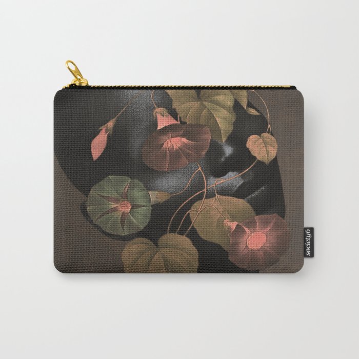 Floral Portrait 3 Carry All Pouch Gallery Image 1