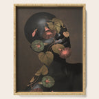 Floral Portrait 3 Serving Tray Gallery Image 1