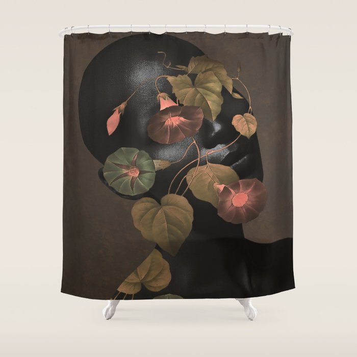 Floral Portrait 3 Shower Curtain Gallery Image 1