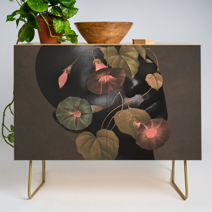Floral Portrait 3 Credenza Gallery Image 1