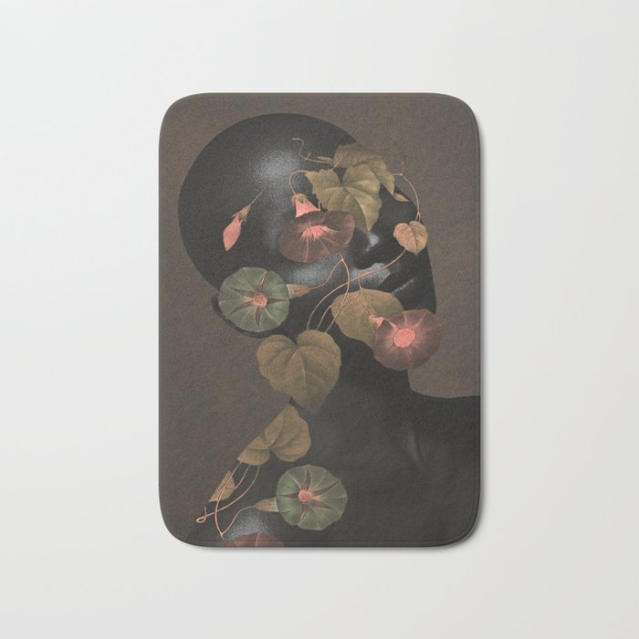 Floral Portrait 3 Bath Mat Gallery Image 1
