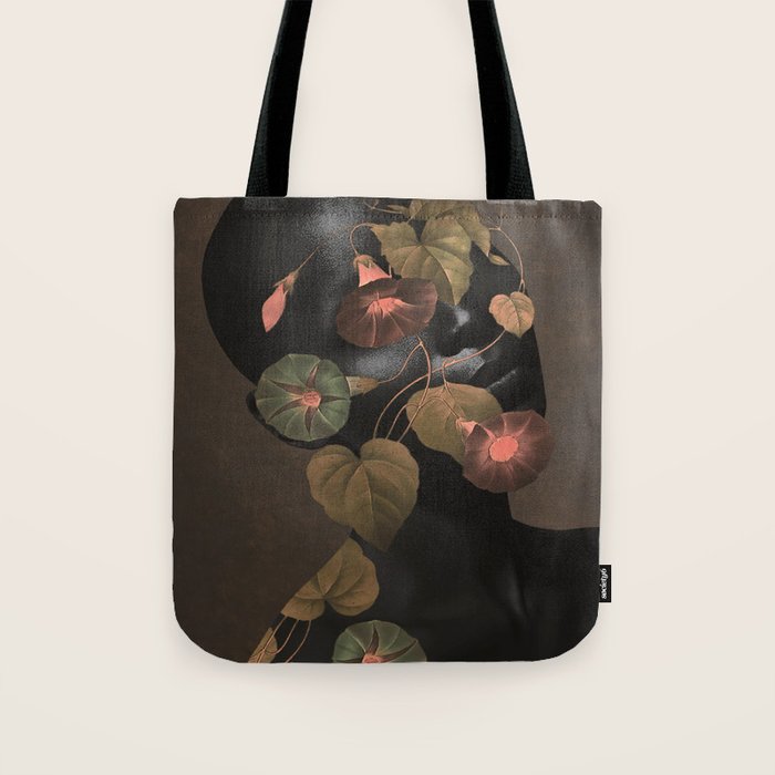 Floral Portrait 3 Tote Bag Gallery Image 1