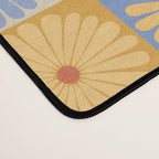 Retro Flowers Check Pattern XXIX Desk Mat Gallery Image 4