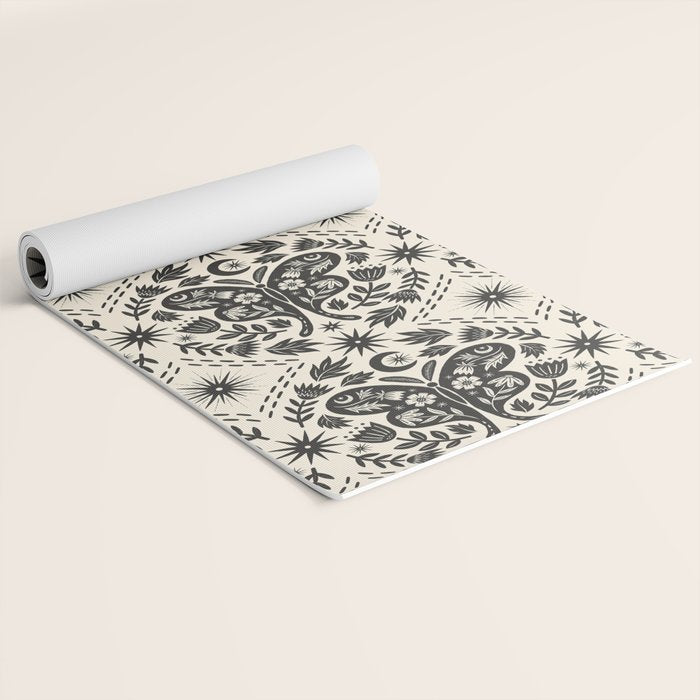 Luna Moth Yoga Mat Gallery Image 2