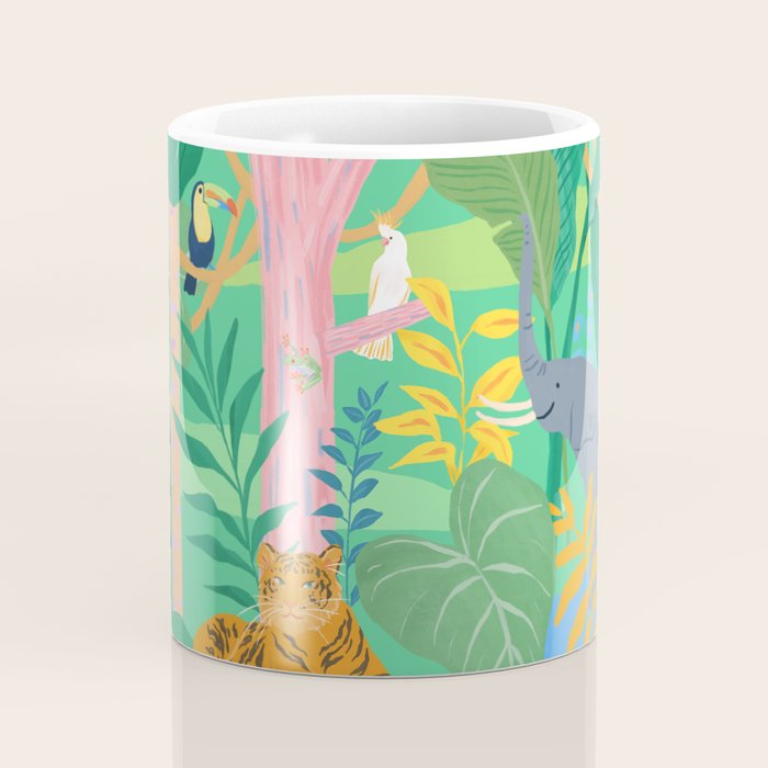 Playful Jungle Coffee Mug Gallery Image 4