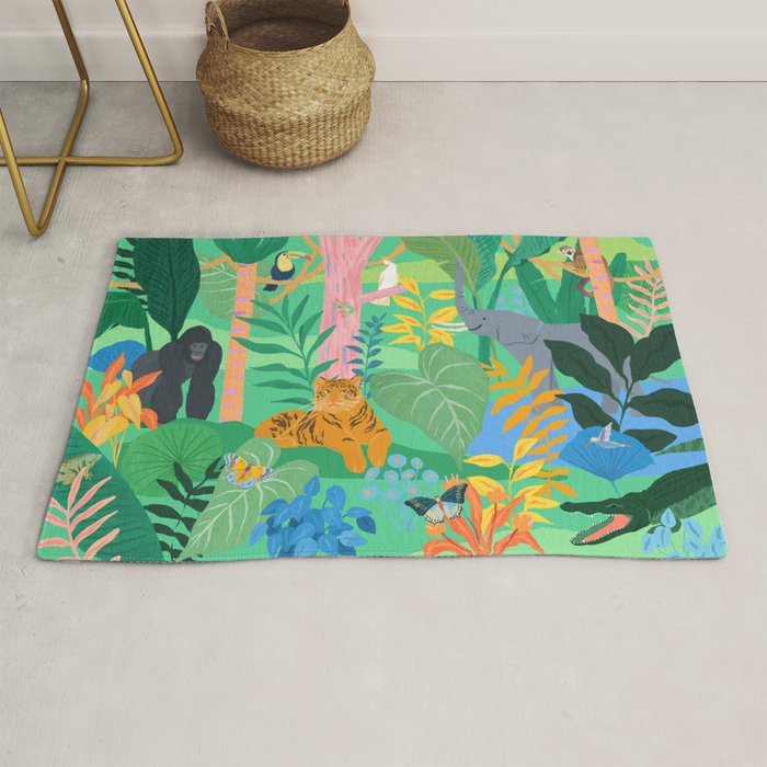 Playful Jungle Rug Gallery Image 1