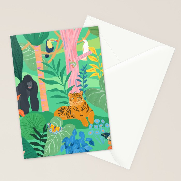 Playful Jungle Stationery Card Gallery Image 2