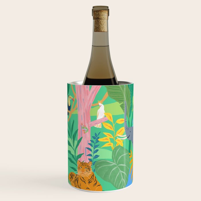 Playful Jungle Wine Chiller Gallery Image 1