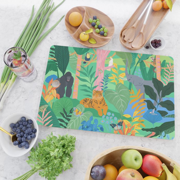 Playful Jungle Cutting Board Gallery Image 2