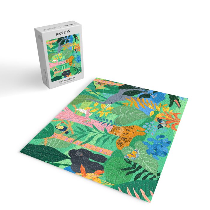 Playful Jungle Jigsaw Puzzle Gallery Image 2
