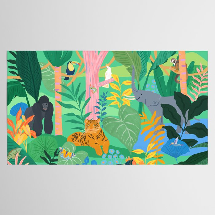 Playful Jungle Tablecloth Gallery Image 2