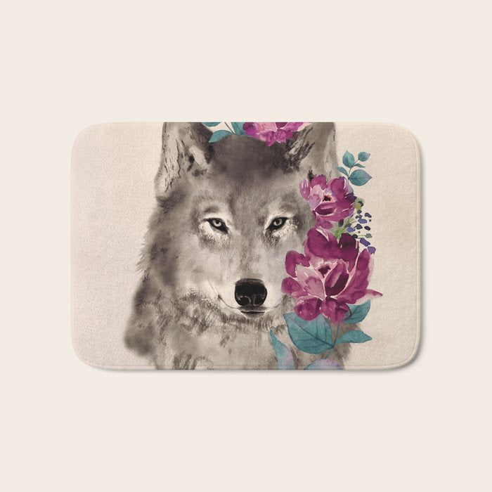 Gently Ferocious Bath Mat Gallery Image 1