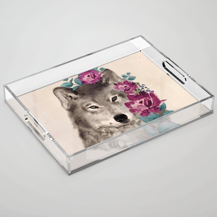 Gently Ferocious Acrylic Tray Gallery Image 1