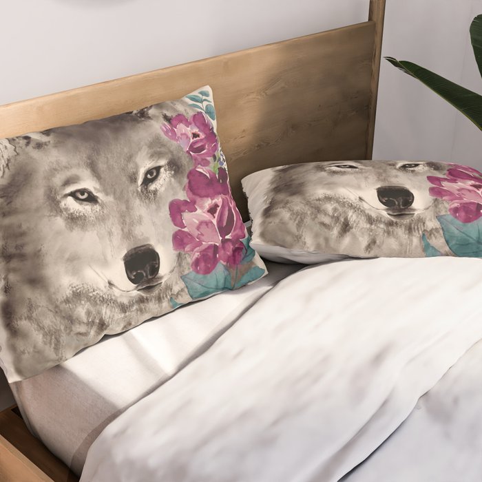 Gently Ferocious Pillow Sham Gallery Image 2