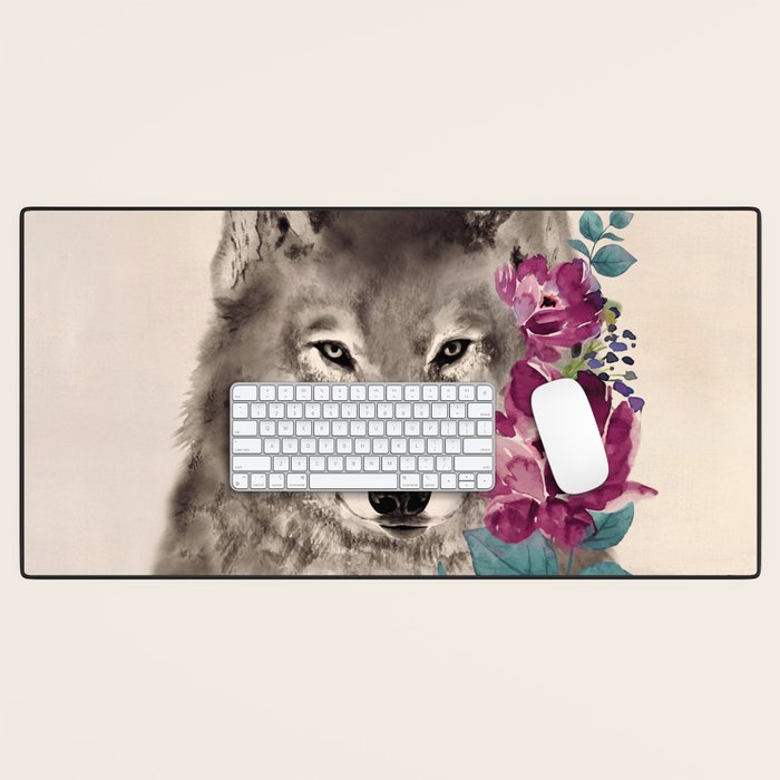 Gently Ferocious Desk Mat Gallery Image 1