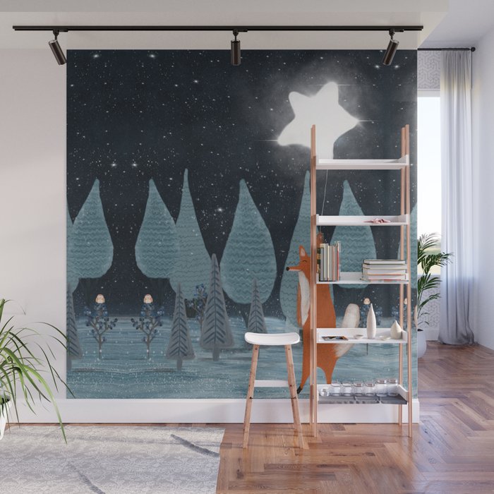 the star balloon Wall Mural Gallery Image 1