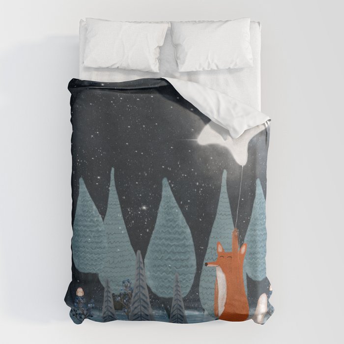 the star balloon Duvet Cover Gallery Image 6