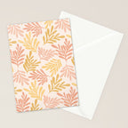 Warm Leaf Harmony Stationery Card Gallery Image 2