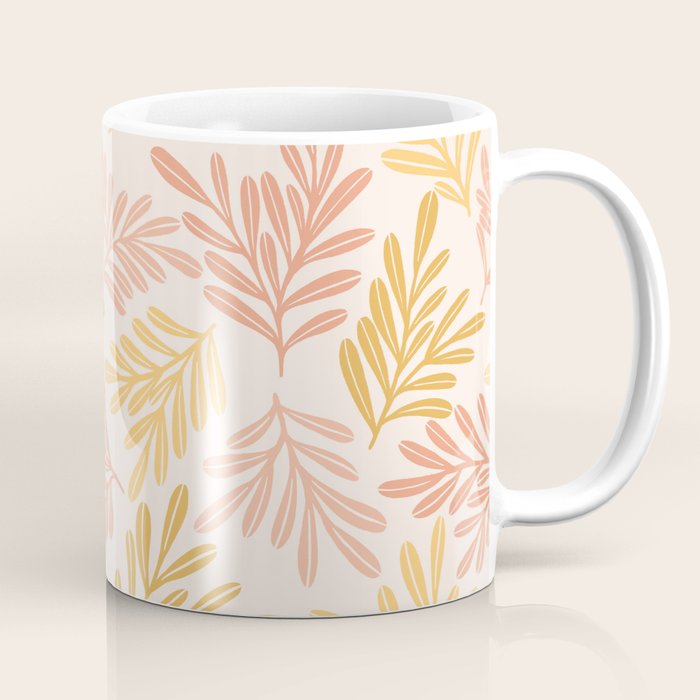 Warm Leaf Harmony Coffee Mug Gallery Image 1