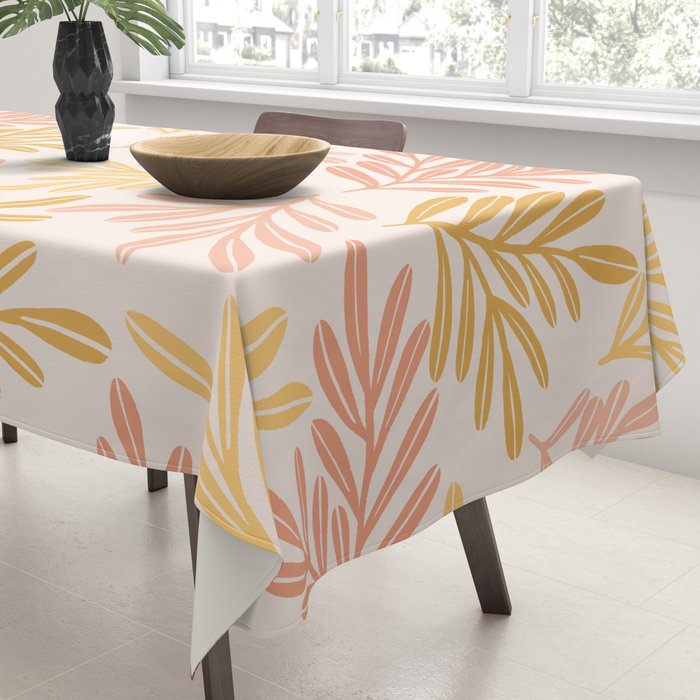 Warm Leaf Harmony Tablecloth Gallery Image 3