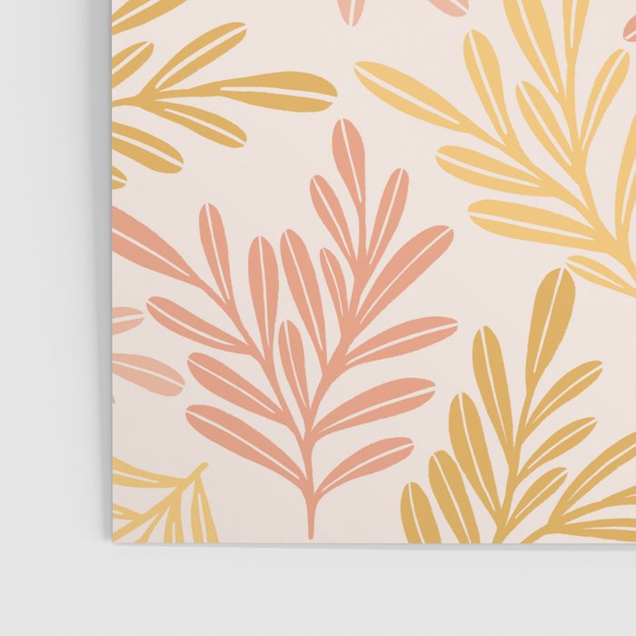 Warm Leaf Harmony Poster Gallery Image 3