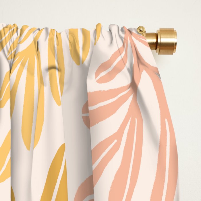 Warm Leaf Harmony Window Curtain Gallery Image 2