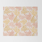 Warm Leaf Harmony Throw Blanket Gallery Image 2