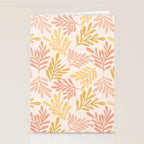 Warm Leaf Harmony Stationery Card Gallery Image 2