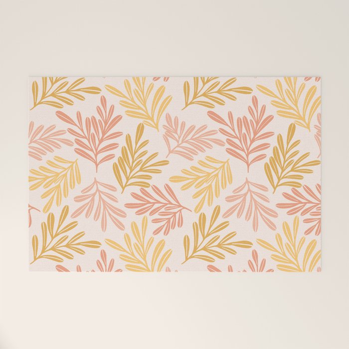 Warm Leaf Harmony Welcome Mat Gallery Image 1