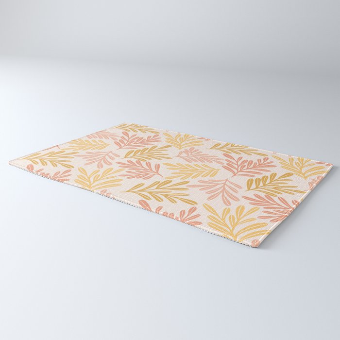 Warm Leaf Harmony Rug Gallery Image 3