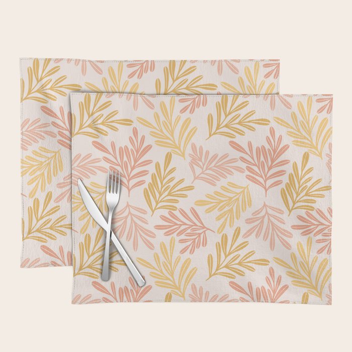 Warm Leaf Harmony Placemat Gallery Image 1