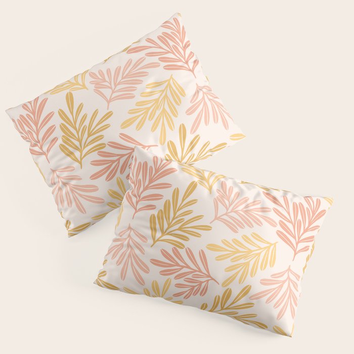 Warm Leaf Harmony Pillow Sham Gallery Image 3