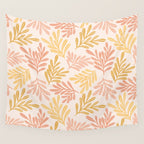 Warm Leaf Harmony Wall Tapestry Gallery Image 4