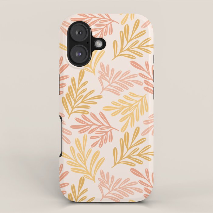 Warm Leaf Harmony iPhone Case Gallery Image 1
