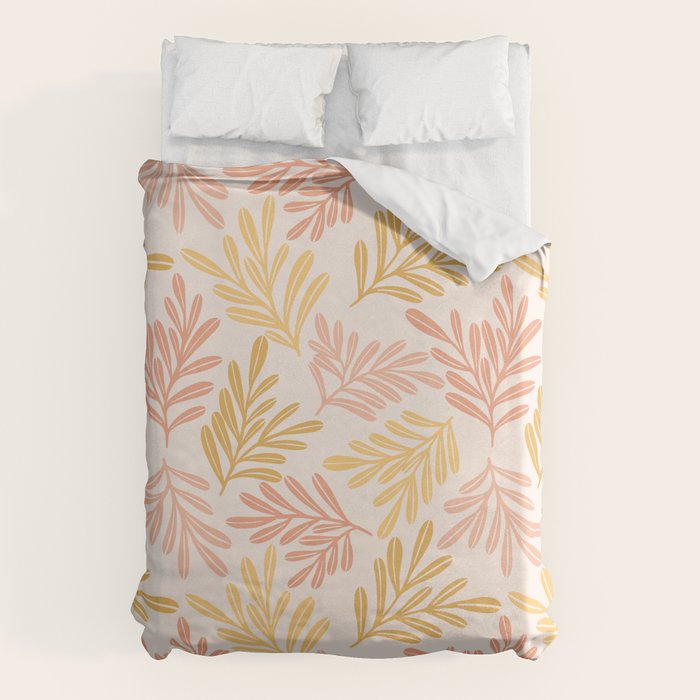 Warm Leaf Harmony Duvet Cover Gallery Image 6