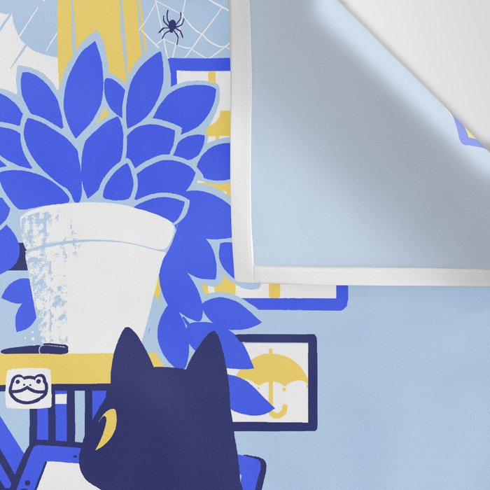 Working From Home Wall Tapestry Gallery Image 3