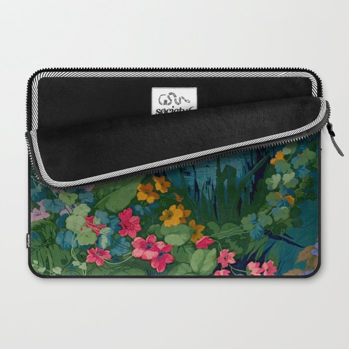 Antique Botanical Garden 1860 Laptop Sleeve Gallery Image 2