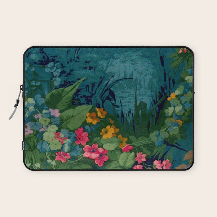 Antique Botanical Garden 1860 Laptop Sleeve Gallery Image 1