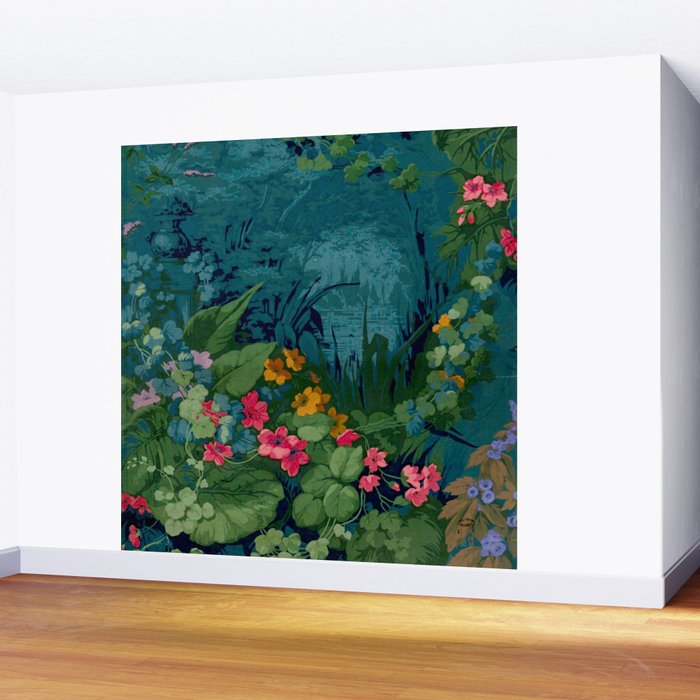 Antique Botanical Garden 1860 Wall Mural Gallery Image 2