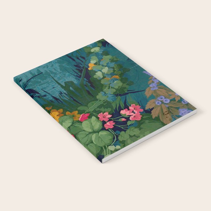 Antique Botanical Garden 1860 Notebook Gallery Image 2