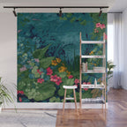 Antique Botanical Garden 1860 Wall Mural Gallery Image 1