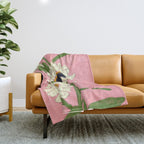 Sunflower Pink Sami Throw Blanket Gallery Image 1