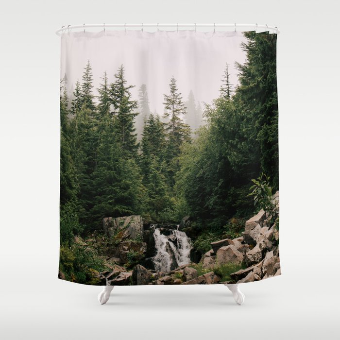 Baby Waterfall Shower Curtain Gallery Image 1