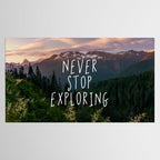 Never Stop Exploring - Nature Photography Tablecloth Gallery Image 2