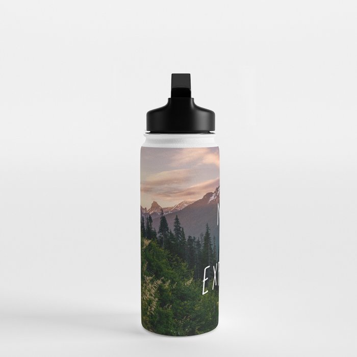 Never Stop Exploring - Nature Photography Water Bottle Gallery Image 3