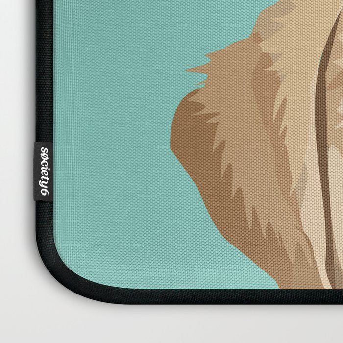 Labrador puppy pet portrait wall art and gifts for dog breed lovers Laptop Sleeve Gallery Image 3