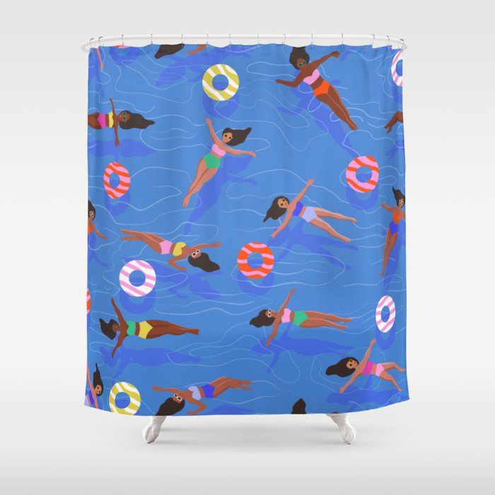 Pool Shower Curtain Gallery Image 1